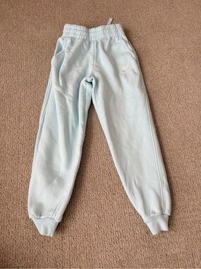 Nike Kids Pale Blue Fleece Joggers